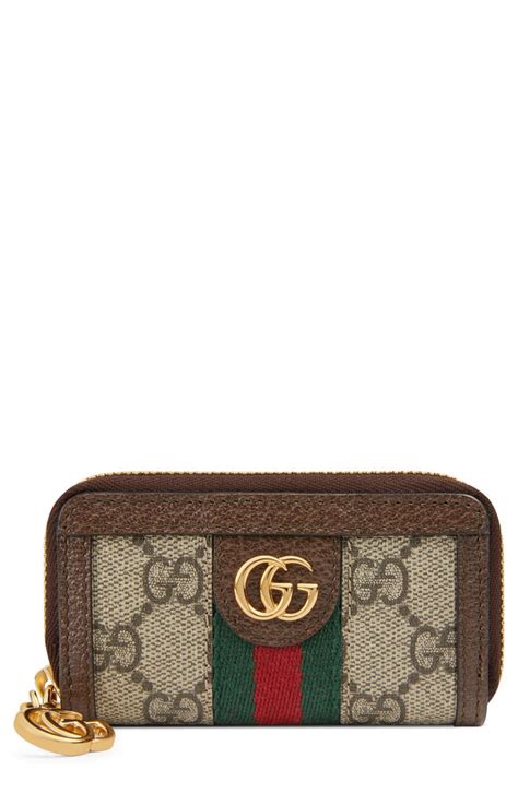 gucci zip around key case|Gucci keychain for women.